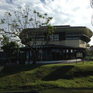 Februari 2014: Nederlandse ambassade in Paramaribo (foto: René Hoeflaak)