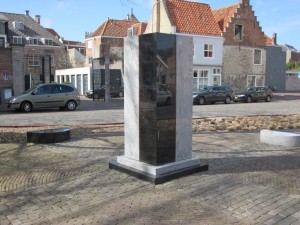 Middelburg, maart 2012: Slavernijmonument aan de Balans (foto: René Hoeflaak) 