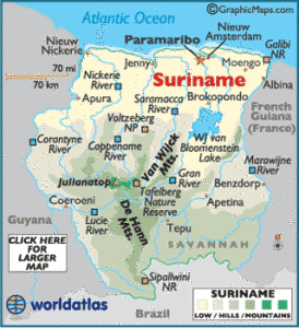 Suriname (bron: www.vwmin.org)