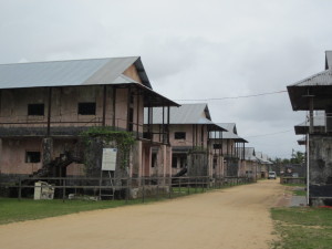 Frans Guyana, februari 2011: De gevangenis in St. Laurent Dur Maroni, bekend van het boek en film 'Papillon".