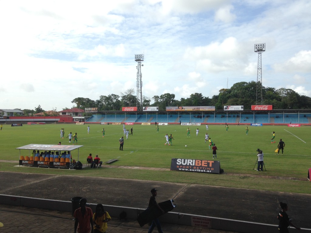 Andre Kamperveen stadion Paramaribo