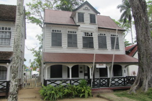 Het kantoor van Stadsherstel Paramaribo aan de Zeelandiaweg in Paramaribo (foto: René  Hoeflaak)