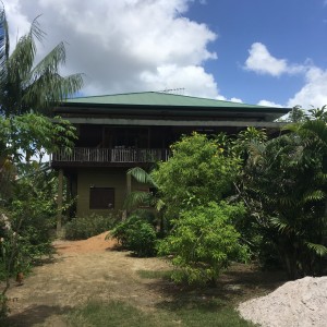 13 februari 2017: Domburg, Suriname: Guesthouse Little Paradise (foto: René Hoeflaak)
