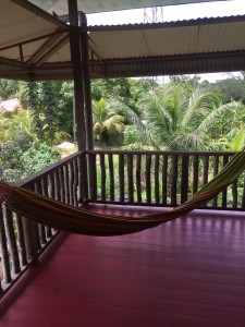 13 februari 2017: Domburg, Suriname: Guesthouse Little Paradise (foto: René Hoeflaak)