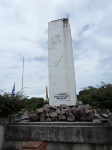 Suriname, Paramaribo, 2 februari 2014: Monument voor de Gevallenen. (foto: René Hoeflaak)